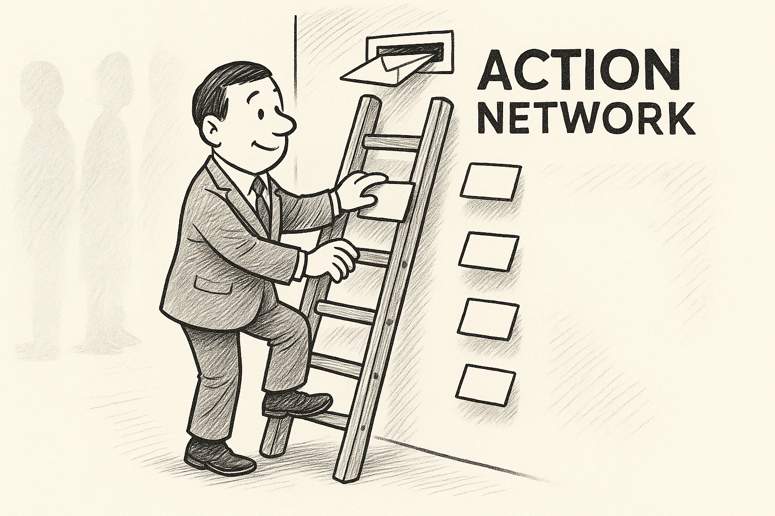 Action Network: Up the ladder, into the next email.