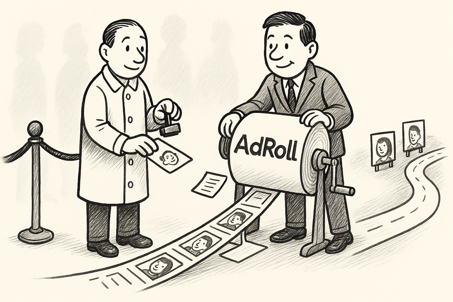 AdRoll: Every yes rolled onto the list your retargeting runs from.
