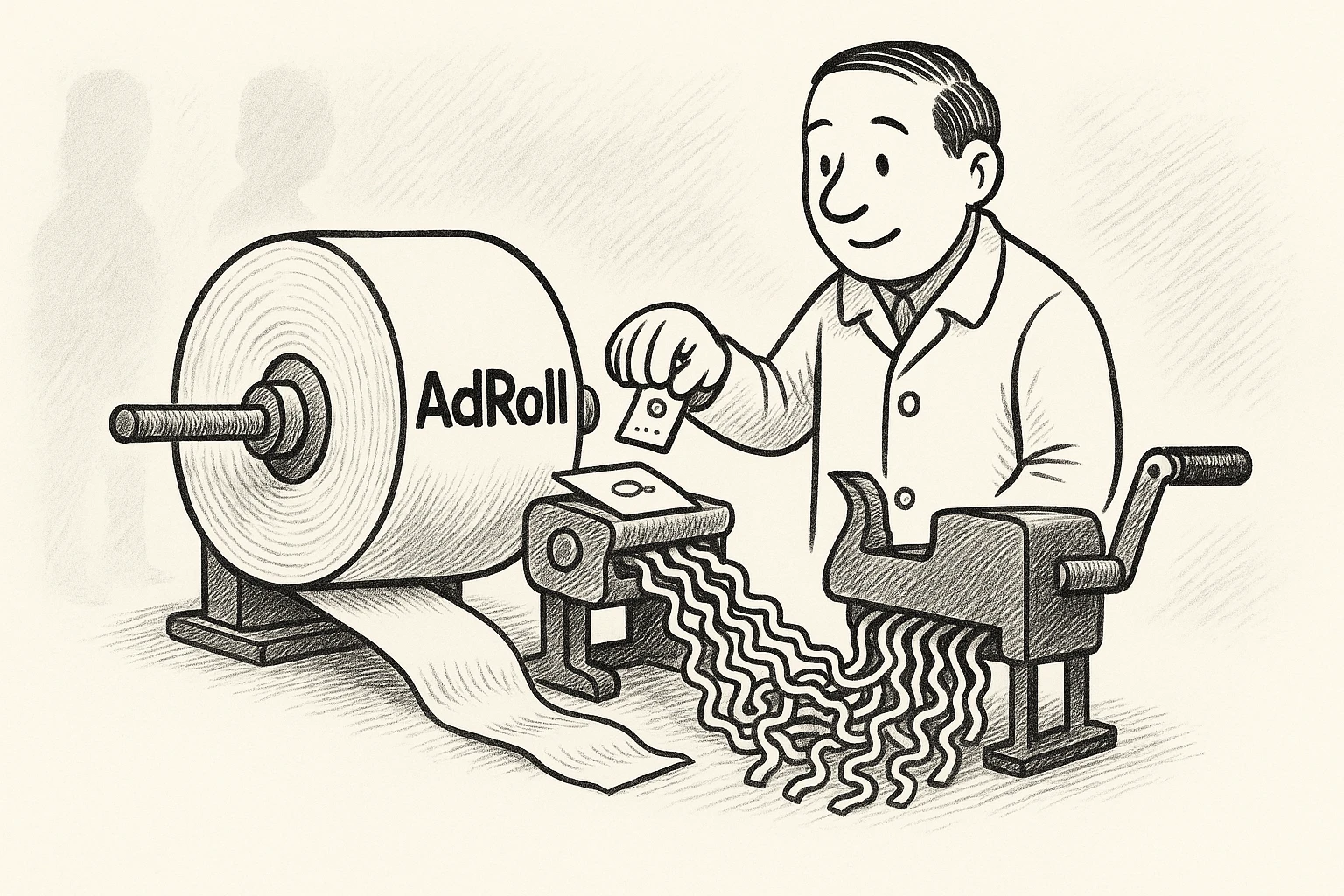 AdRoll: A consented list, matched by hashed email, kept current.