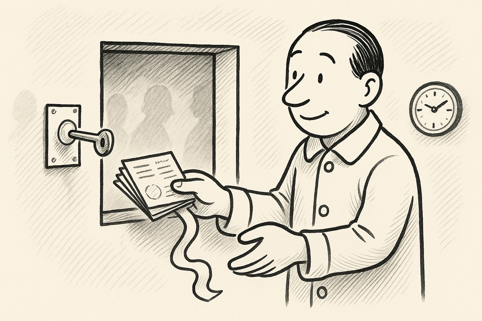 API: One key per tenant. Records, receipts, and status, on request.