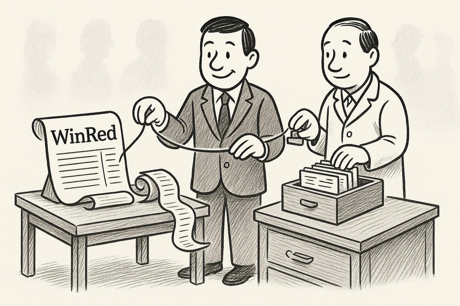 WinRed: Your supporters beside your giving, matched by email. Nothing goes into the platform.