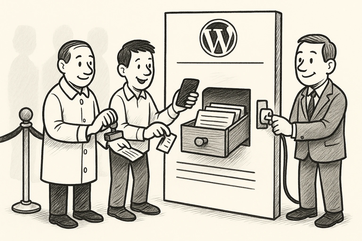 WordPress plugin: The yes is stamped at the rope and filed inside your own site. The plugin is the whole install.